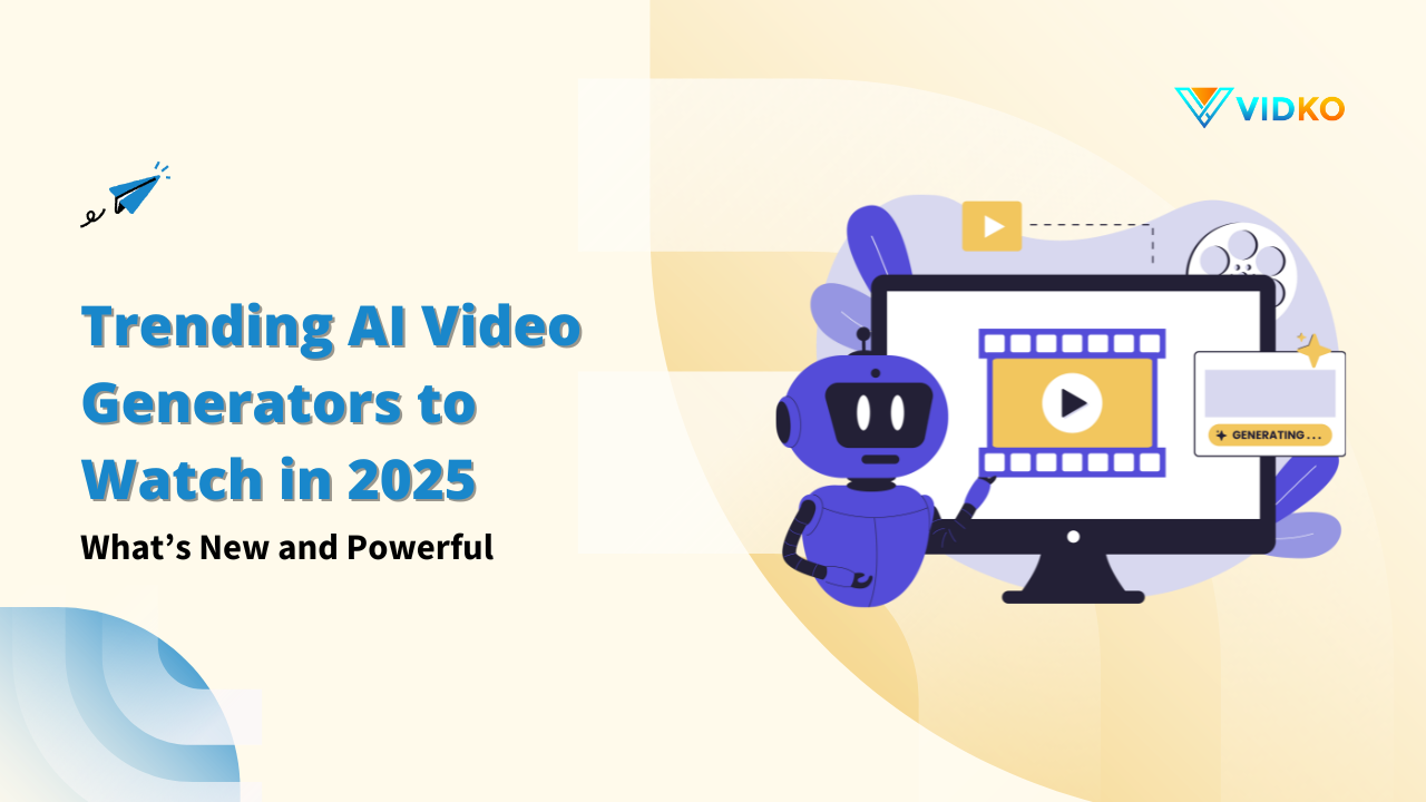 Illustrative graphic showcasing the power of AI Video Generators in the context of a technology blog post about AI Video Generation.